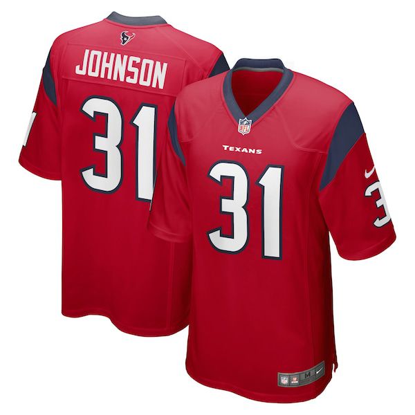 Men Houston Texans #31 David Johnson Nike Red Game Player NFL Jersey->houston texans->NFL Jersey